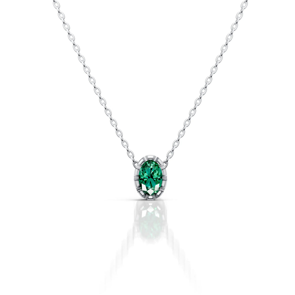 Green Oval Pendant