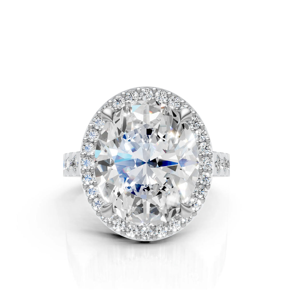 Oval Cut Diamond Statement Ring