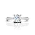 Luxury Round Diamond Solitaire Ring