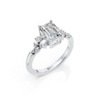 Emerald Cluste Ring