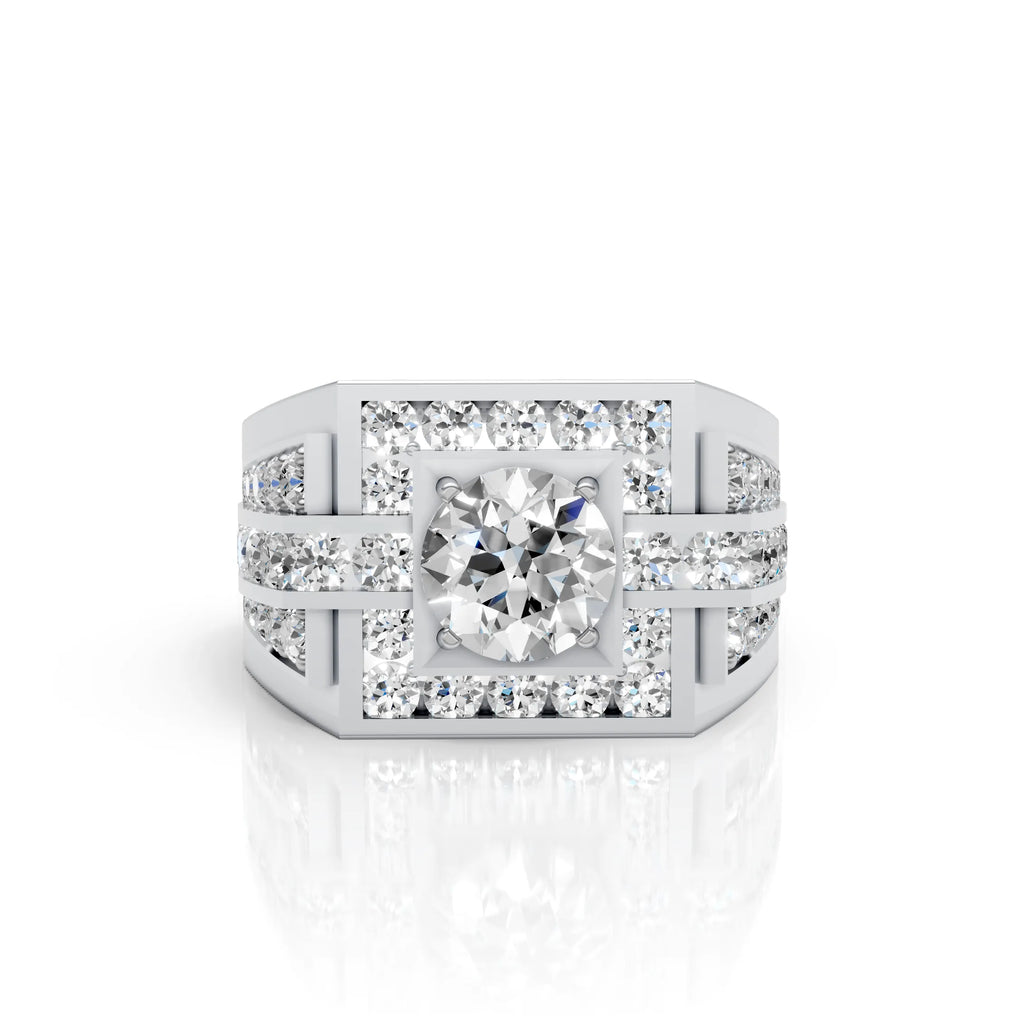 Imperial Fortress Diamond Men's Ring