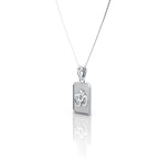 Om Pendant – Rectangular Spiritual Charm
