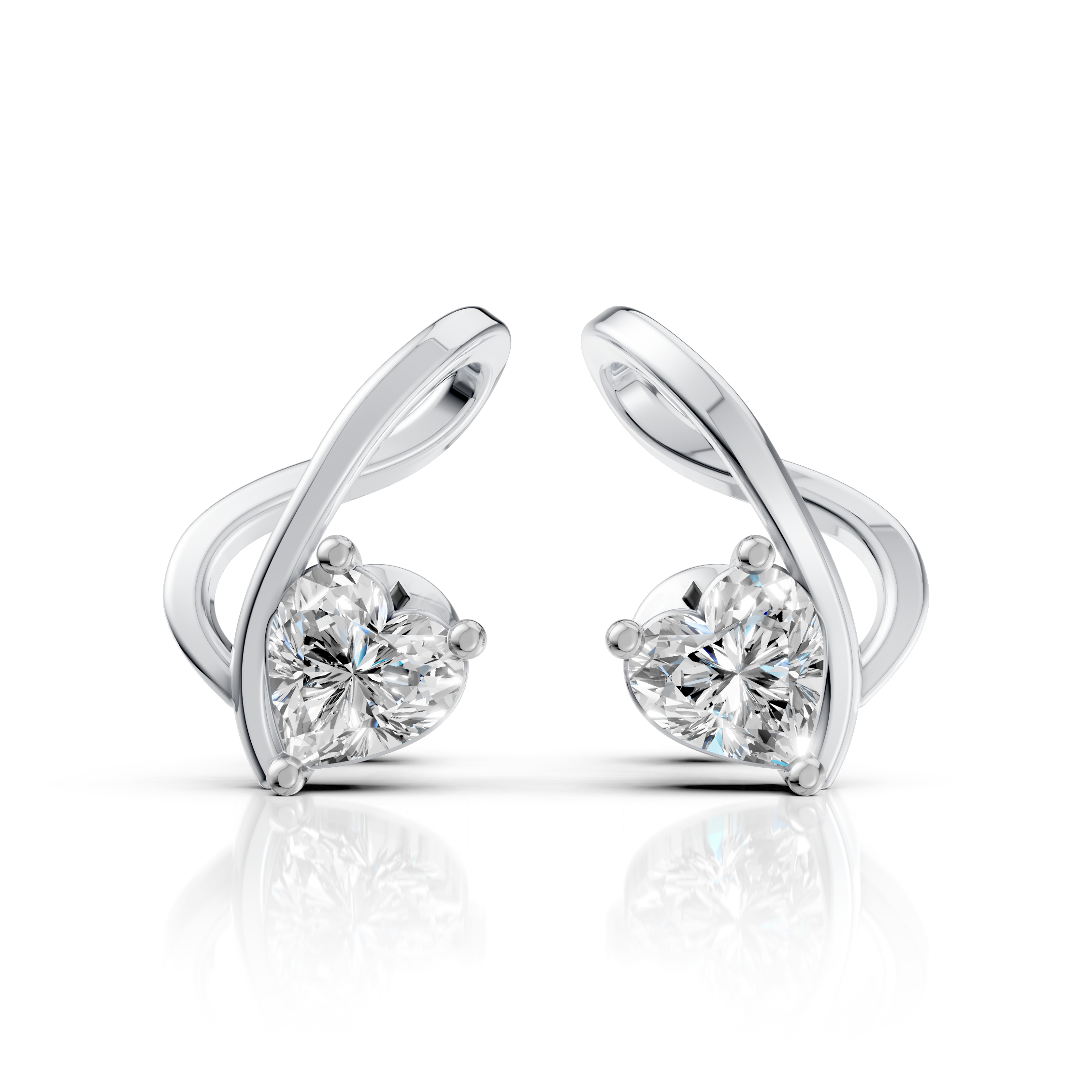 Celeste Heart Earring (1 Pair)