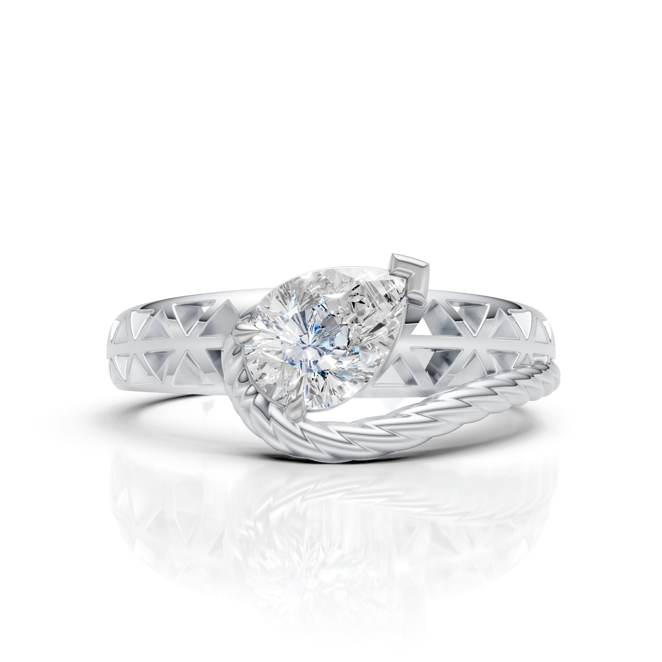 Pear Fusion Ring