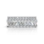 Luxury Split Shank Bar Accent Ring