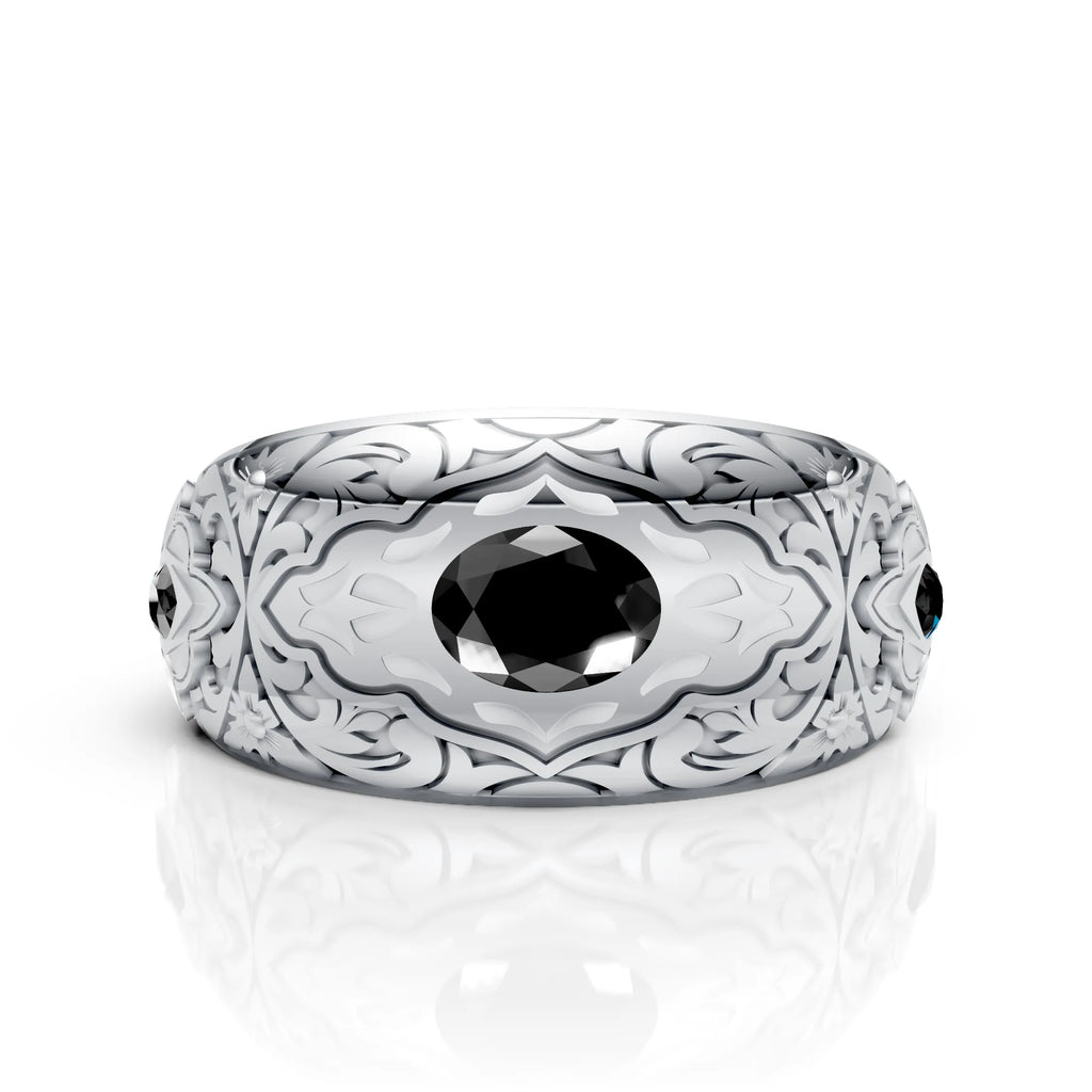 Royal Noir Signet Ring