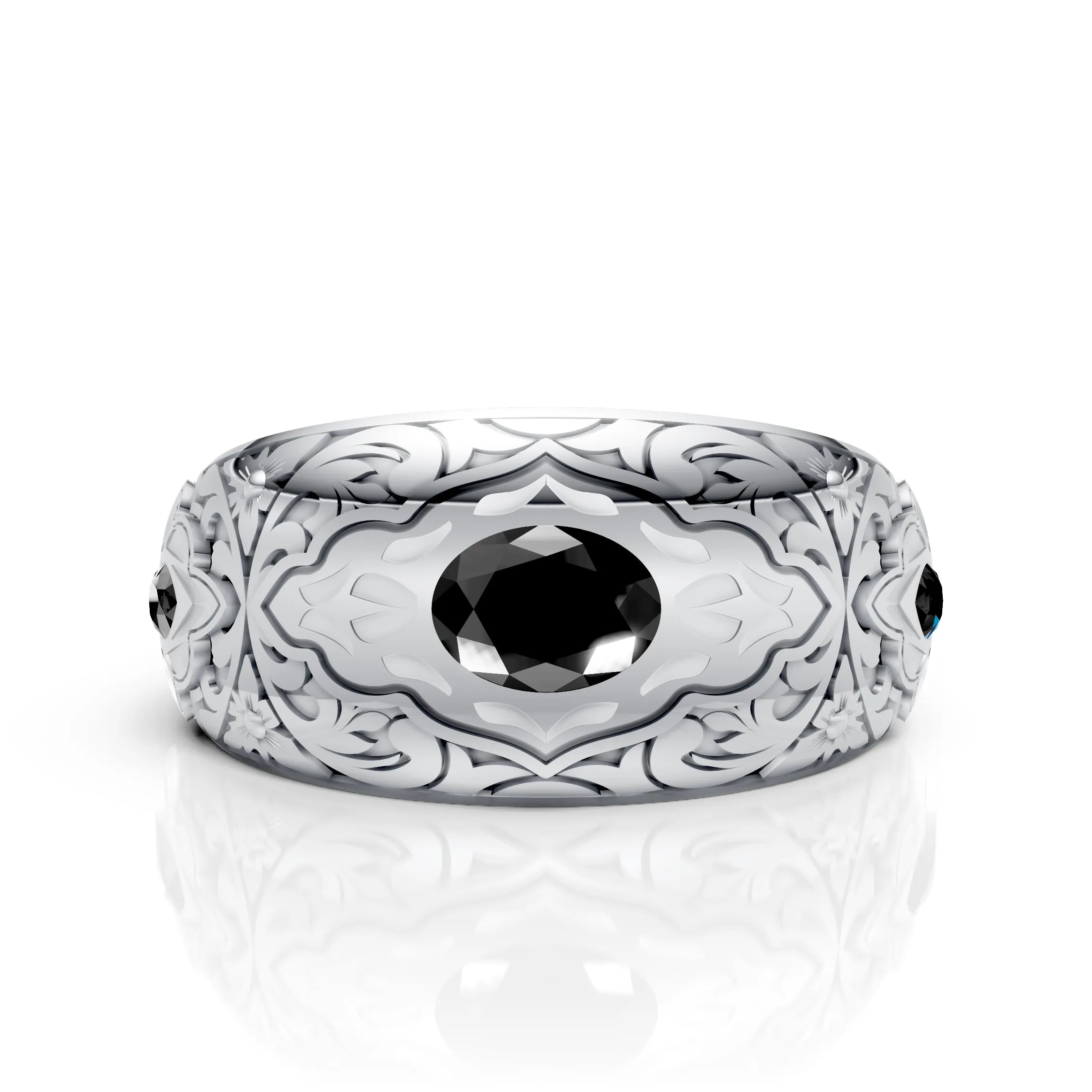 Royal Noir Signet Ring