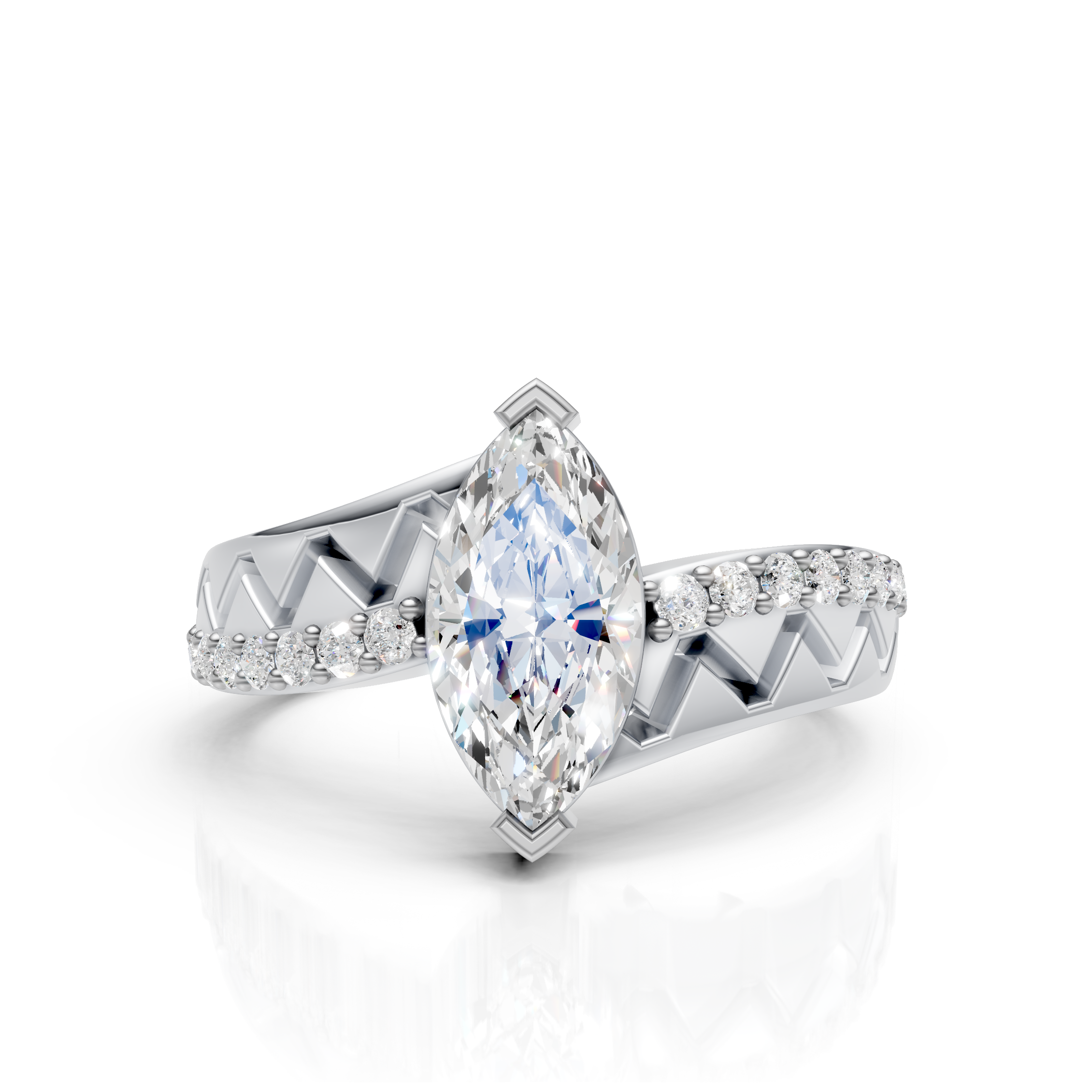 Regal Marquise Ring
