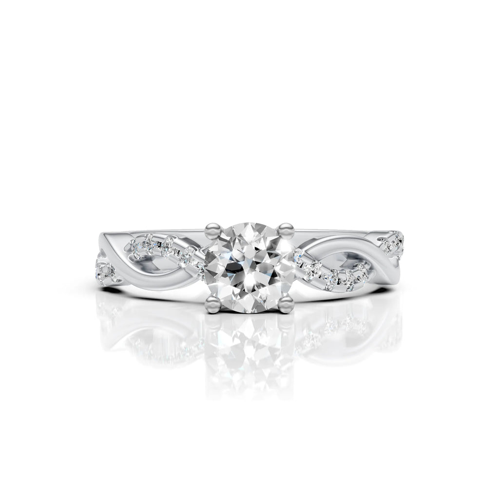 Timeless Sparkle with a Modern Touch Ring