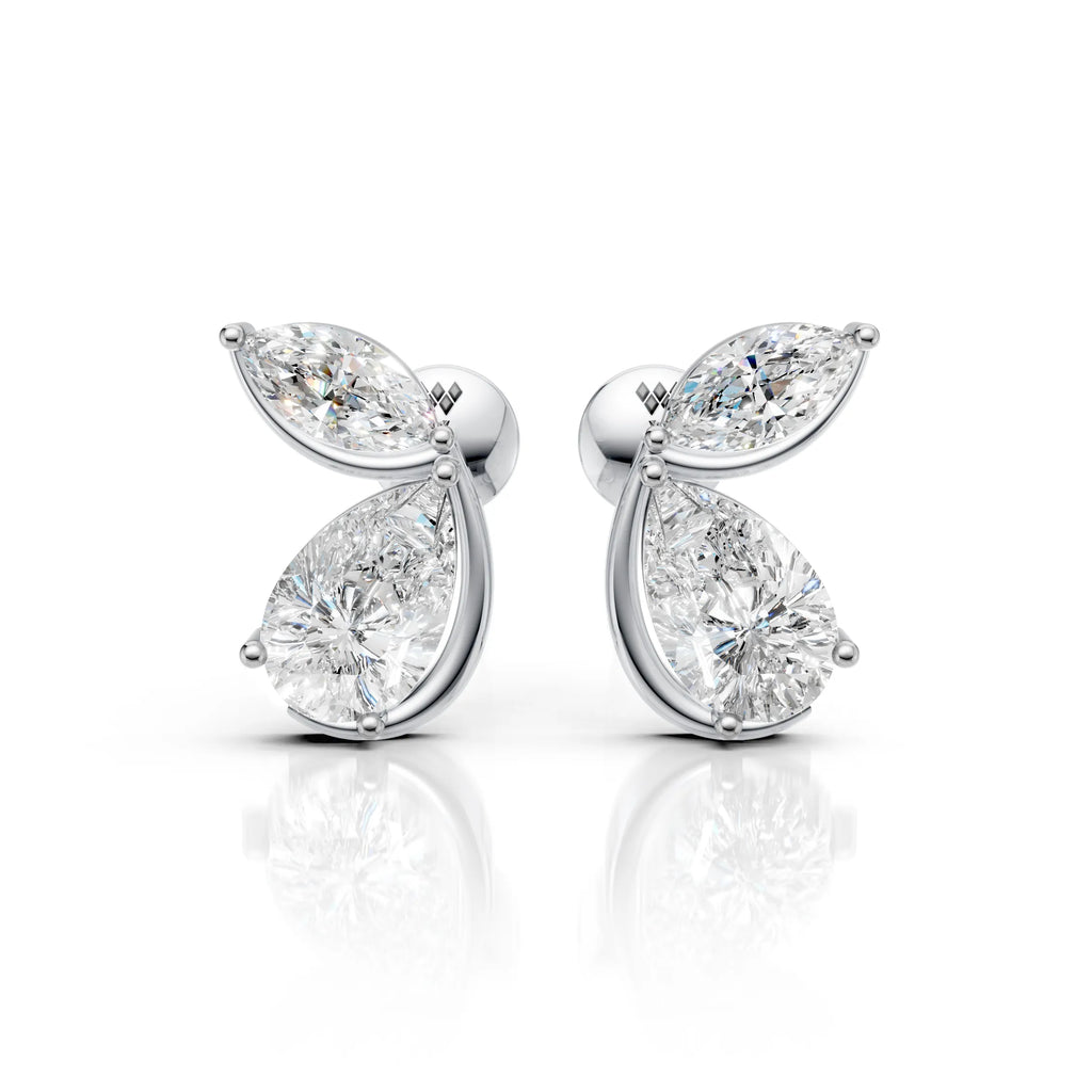 Twin Tear Earrings (1 Pair)
