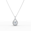 Solitaire Drop Spark Pendant