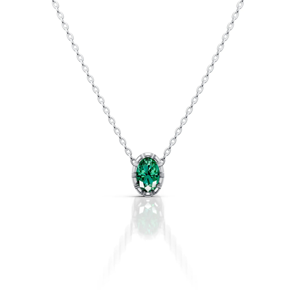 Green Oval Pendant