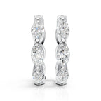 Marquise Bloom Hoops (1 Pair)
