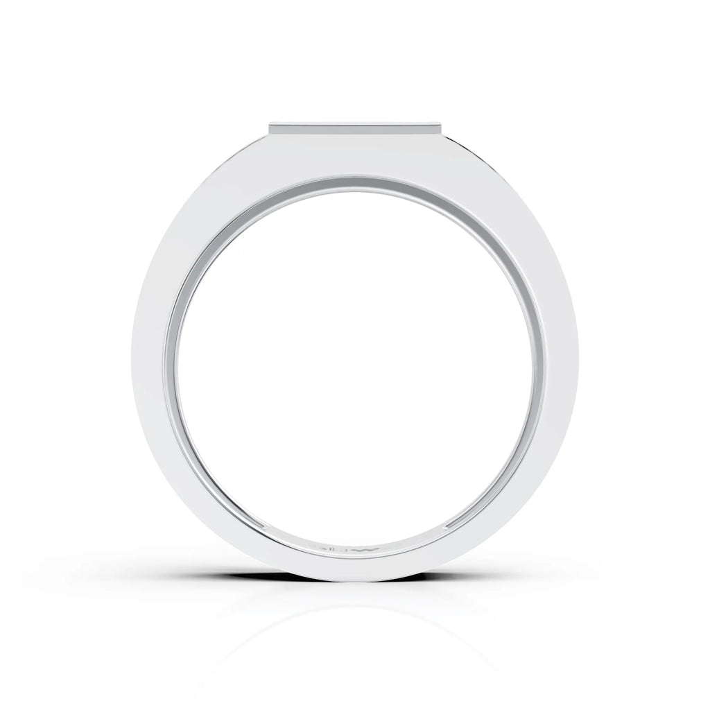 Hammered Halo Ring