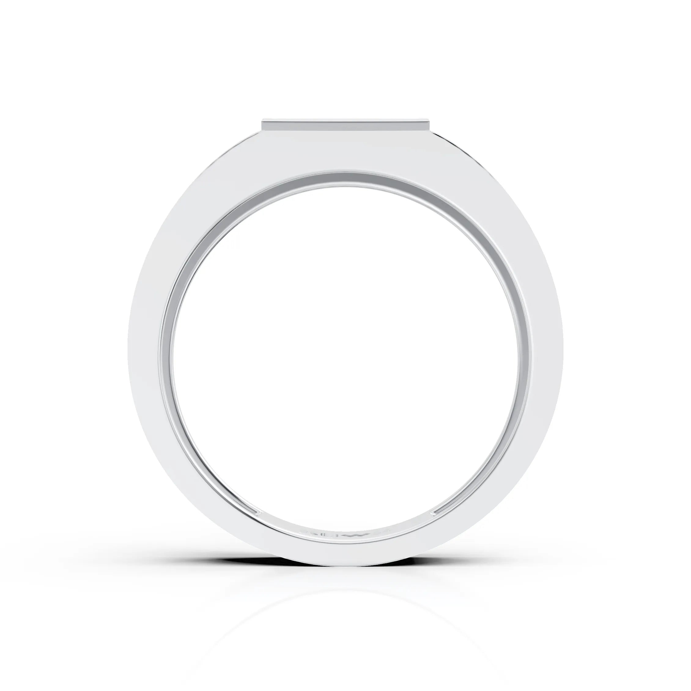 Hammered Halo Ring