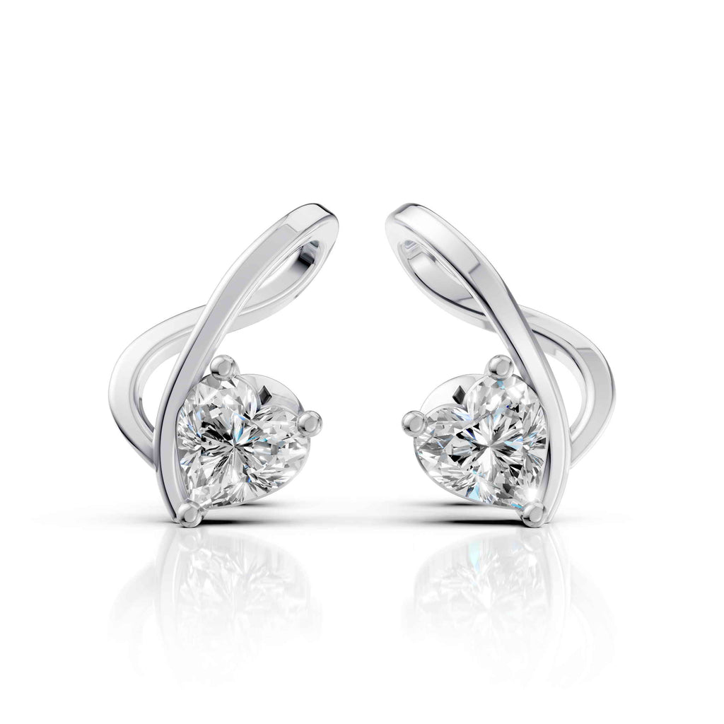Celeste Heart Earring (1 Pair)