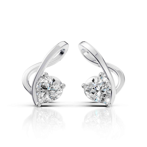 Celeste Heart Earring (1 Pair)