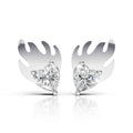 Flame Heart Earrings (1 Pair)