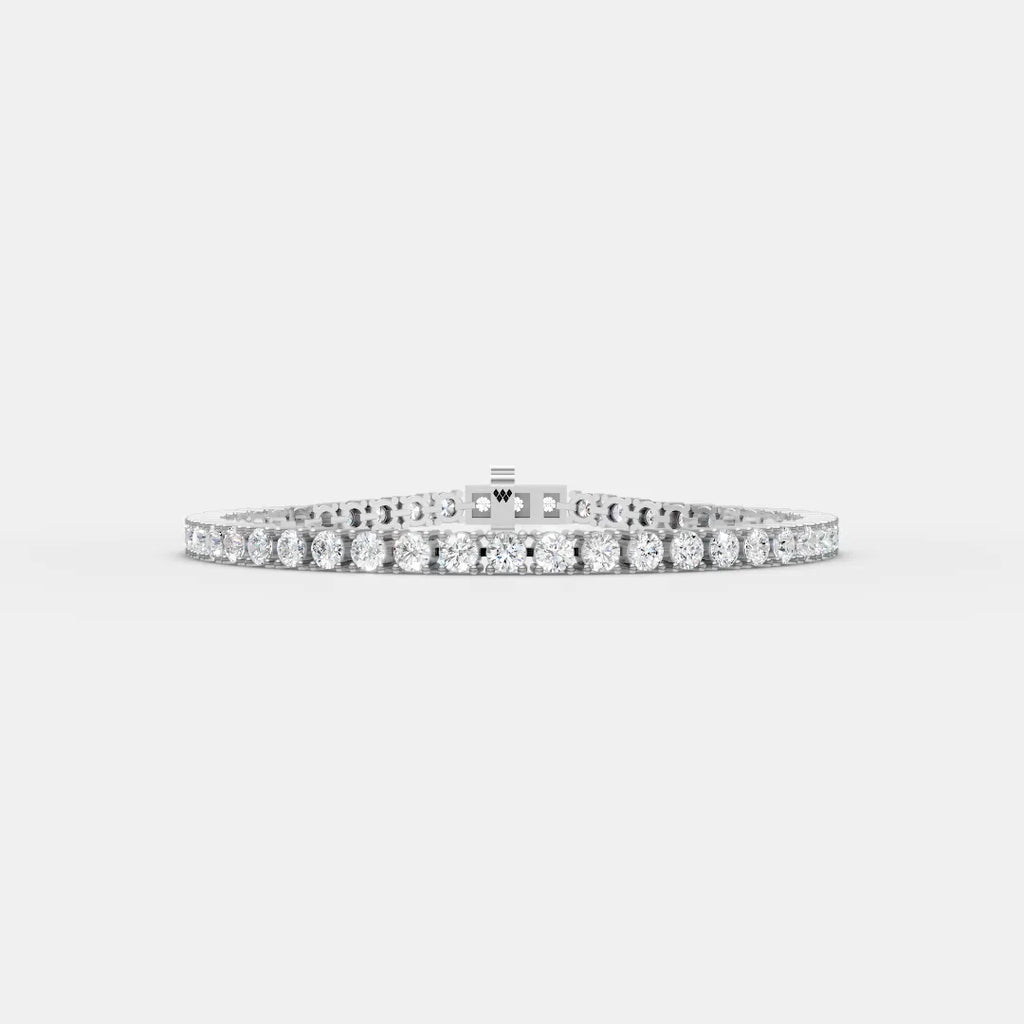 3.5 MM Round Shaped Tennis Bracelet