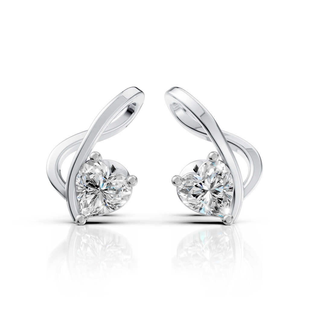 Celeste Heart Earring (1 Pair)