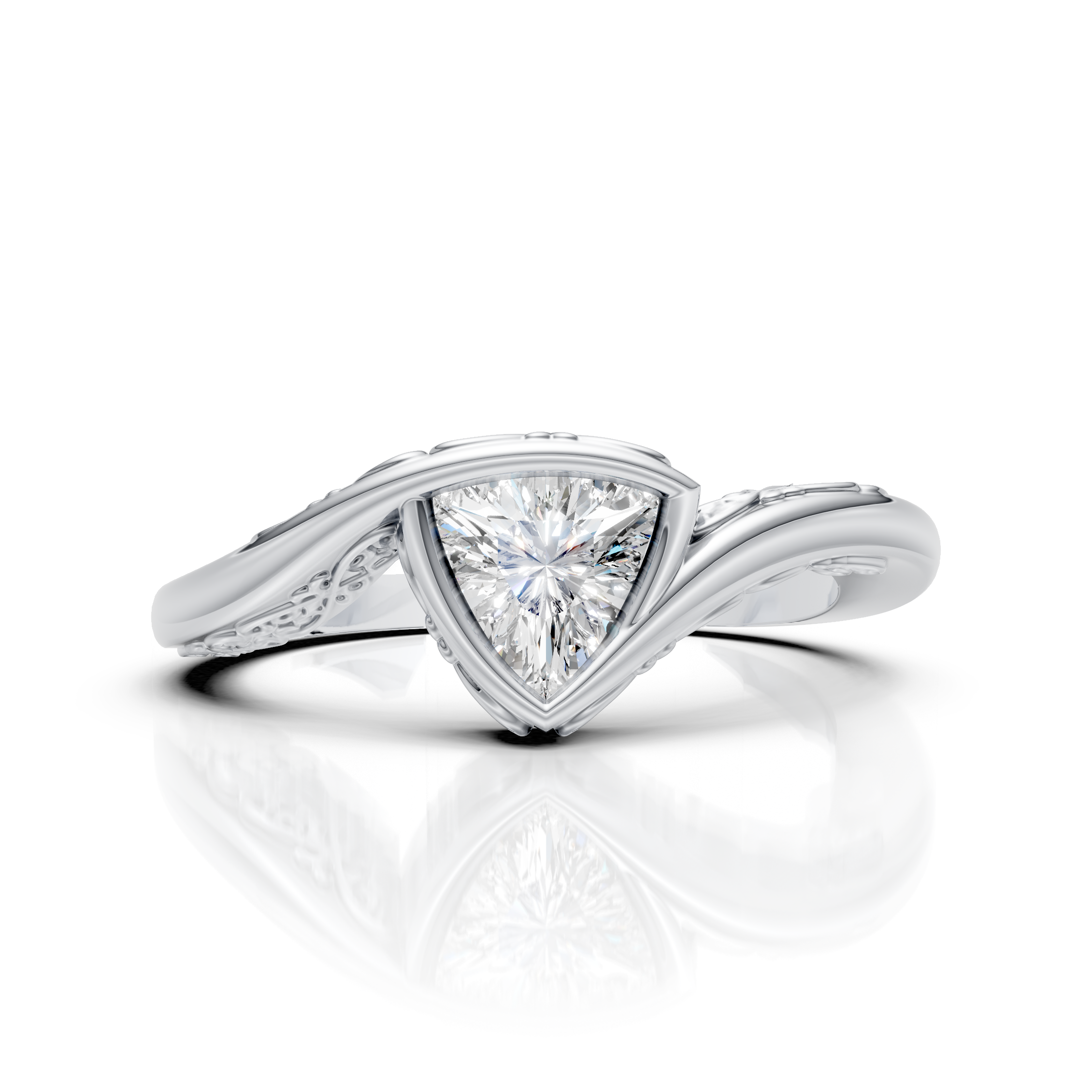 Trillion Twist Ring