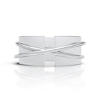 Luxury Crossover Band Ring
