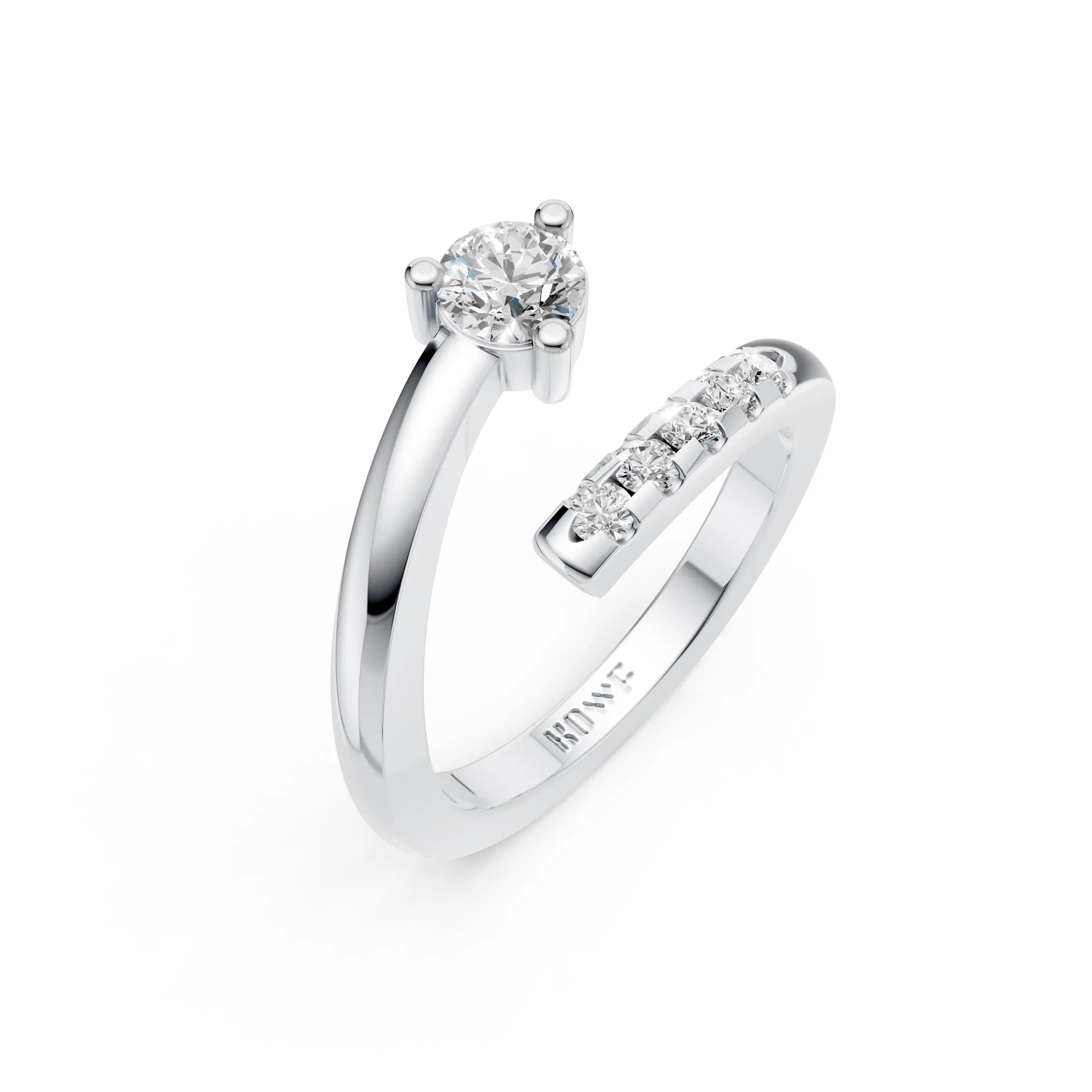Open Solitaire Ring