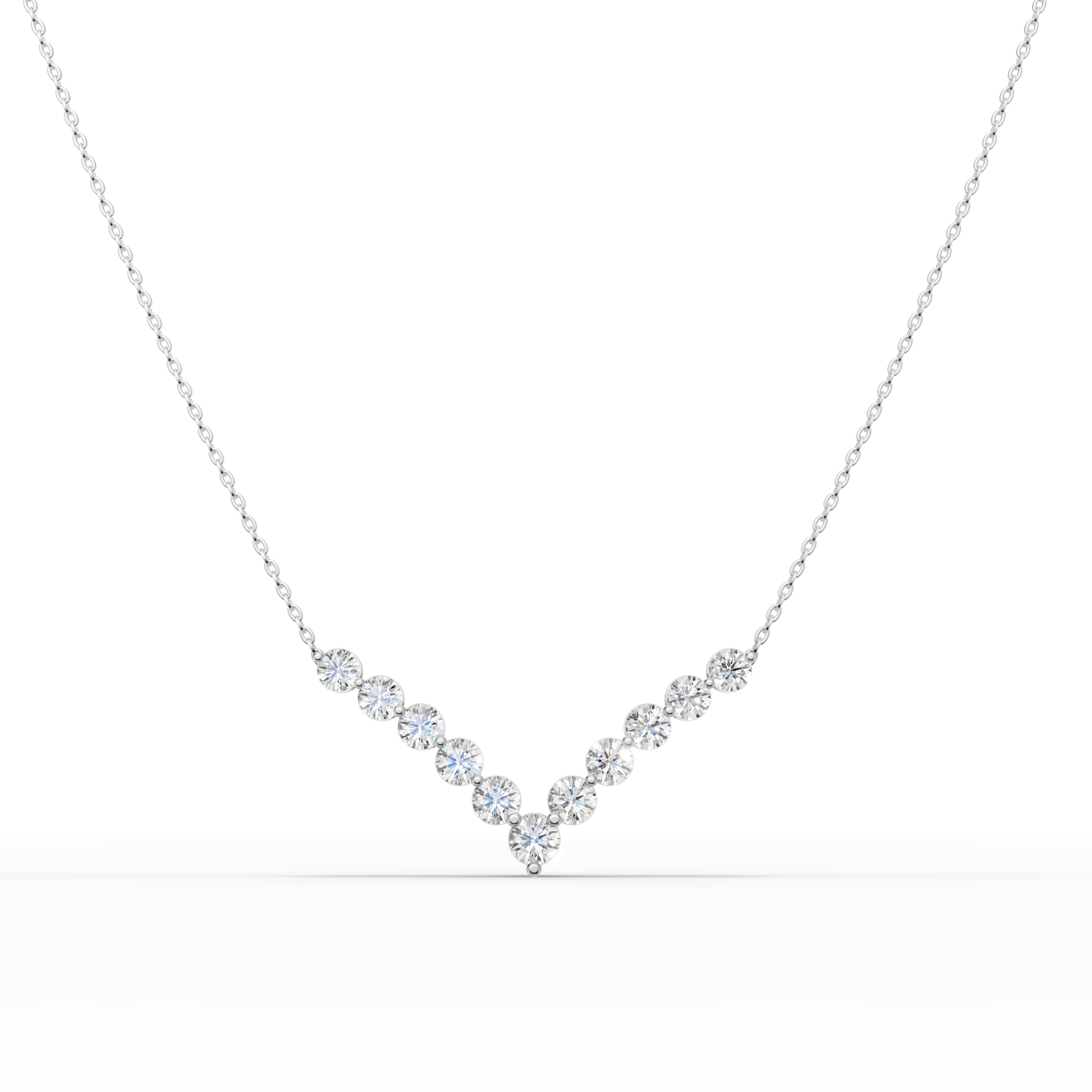 Minimal V Curve Pendant