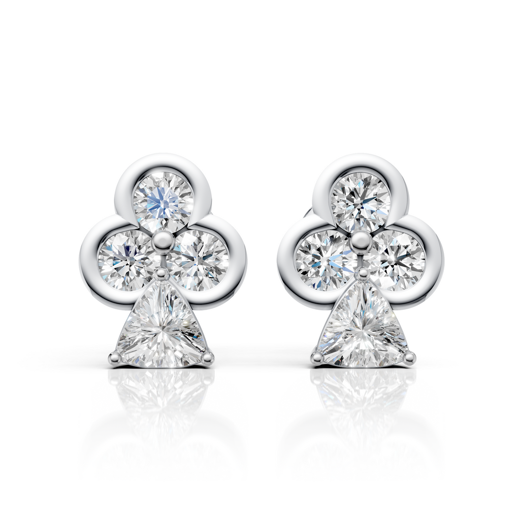 Trinity Trillion Earrings (1 Pair)