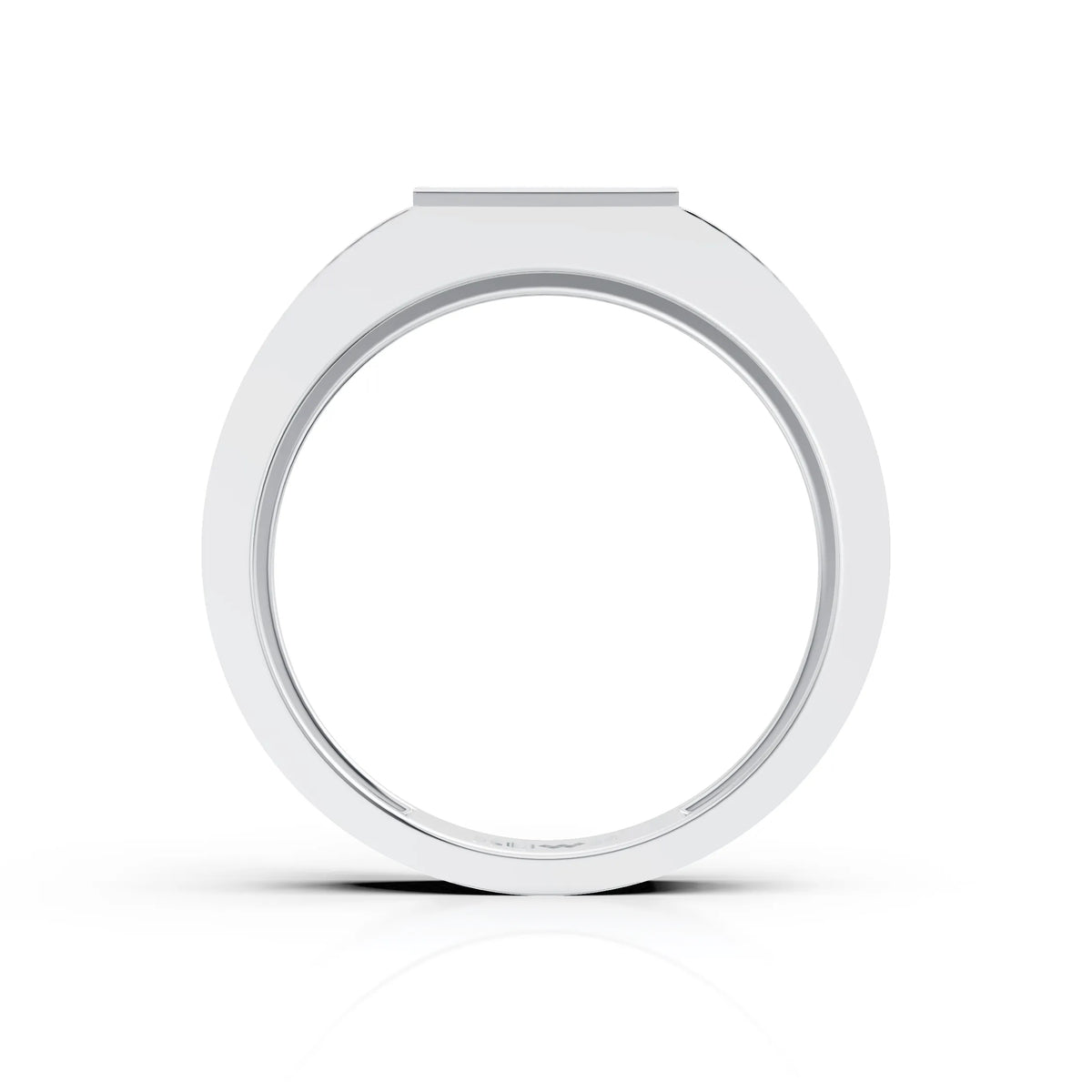 Men’s Square Diamond Signet Ring