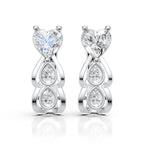 Eternal Heart Hoops (1 Pair)