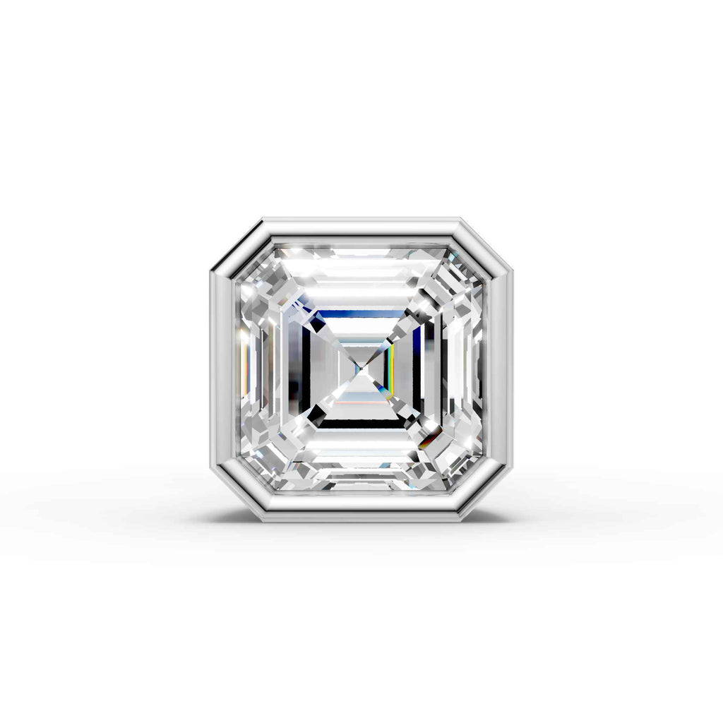Ascher Shaped Bezel Setting Earring ( 1 PC)