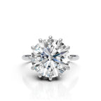 Royal Crown Solitaire Diamond Ring