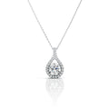 Solitaire Drop Spark Pendant