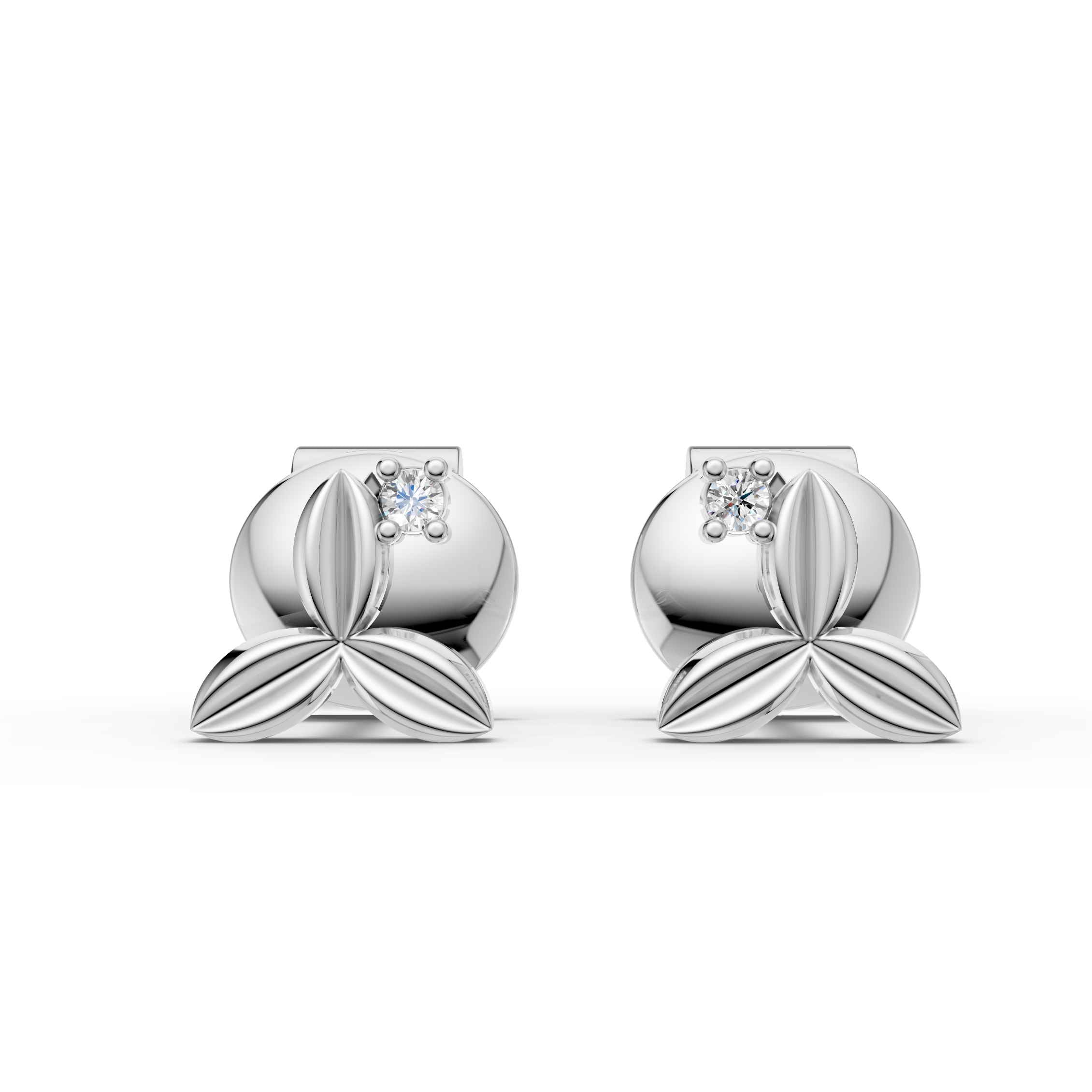 Petal Bloom Stud Earrings (1 Pair)