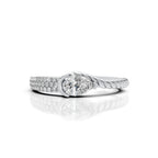 Twisted Solitaire Ring