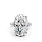 7 CT Oval Cut  Engagement Ring