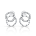 Interlocking Circle Drop Earrings (1 Pair)