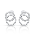 Interlocking Circle Drop Earrings (1 Pair)