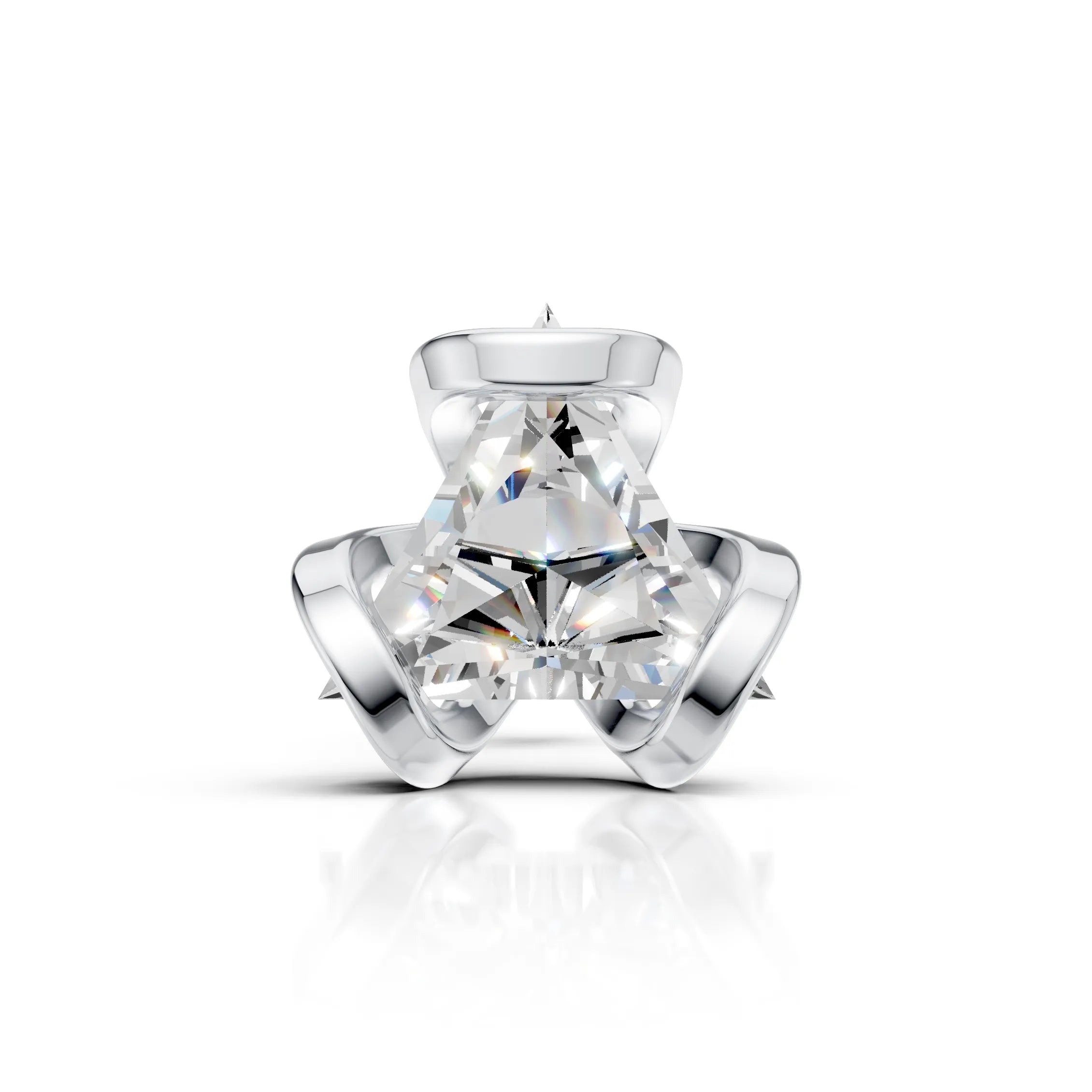 Triangle Cut Wrapped Stud (1 PC)