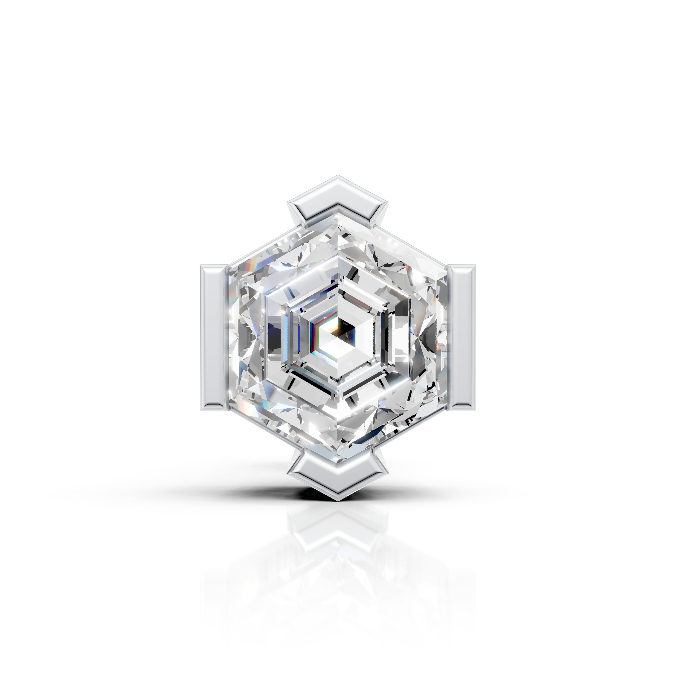 Royal Hex Stud (1 PC)