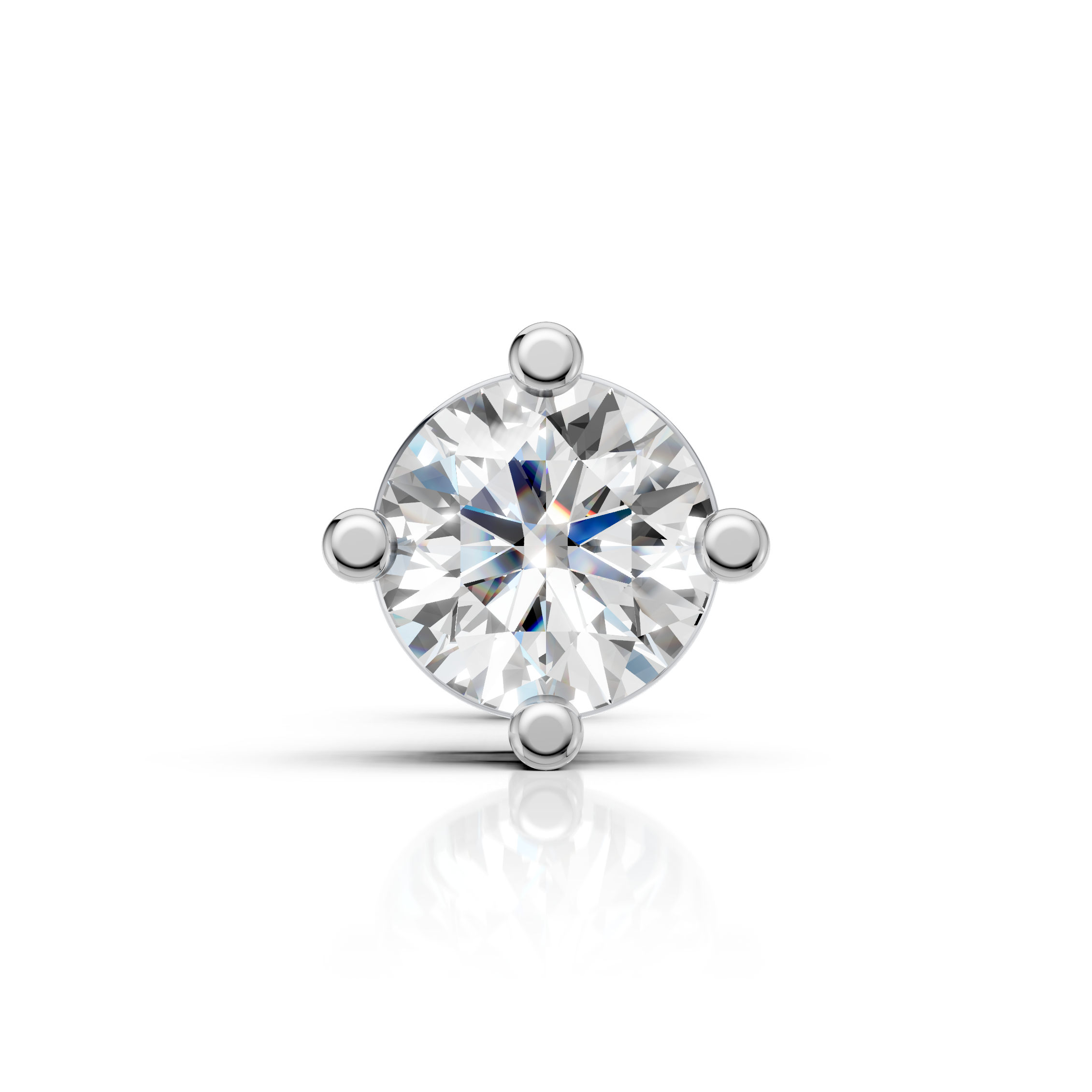 Round Shape Earrings (1 PC)