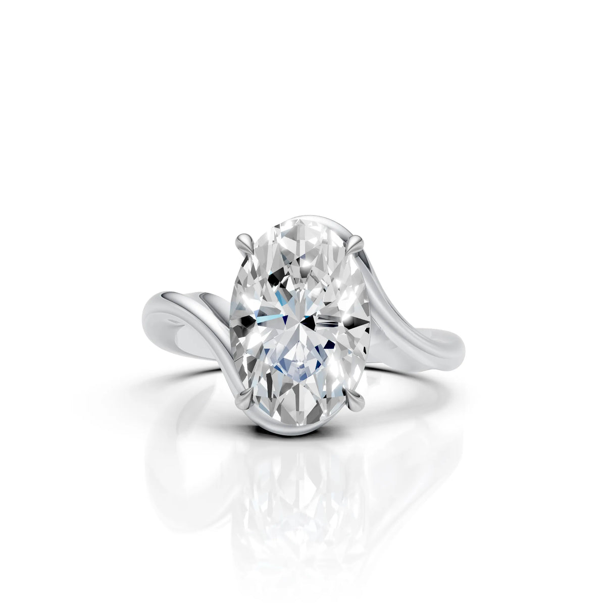 Oval Solitaire Ring
