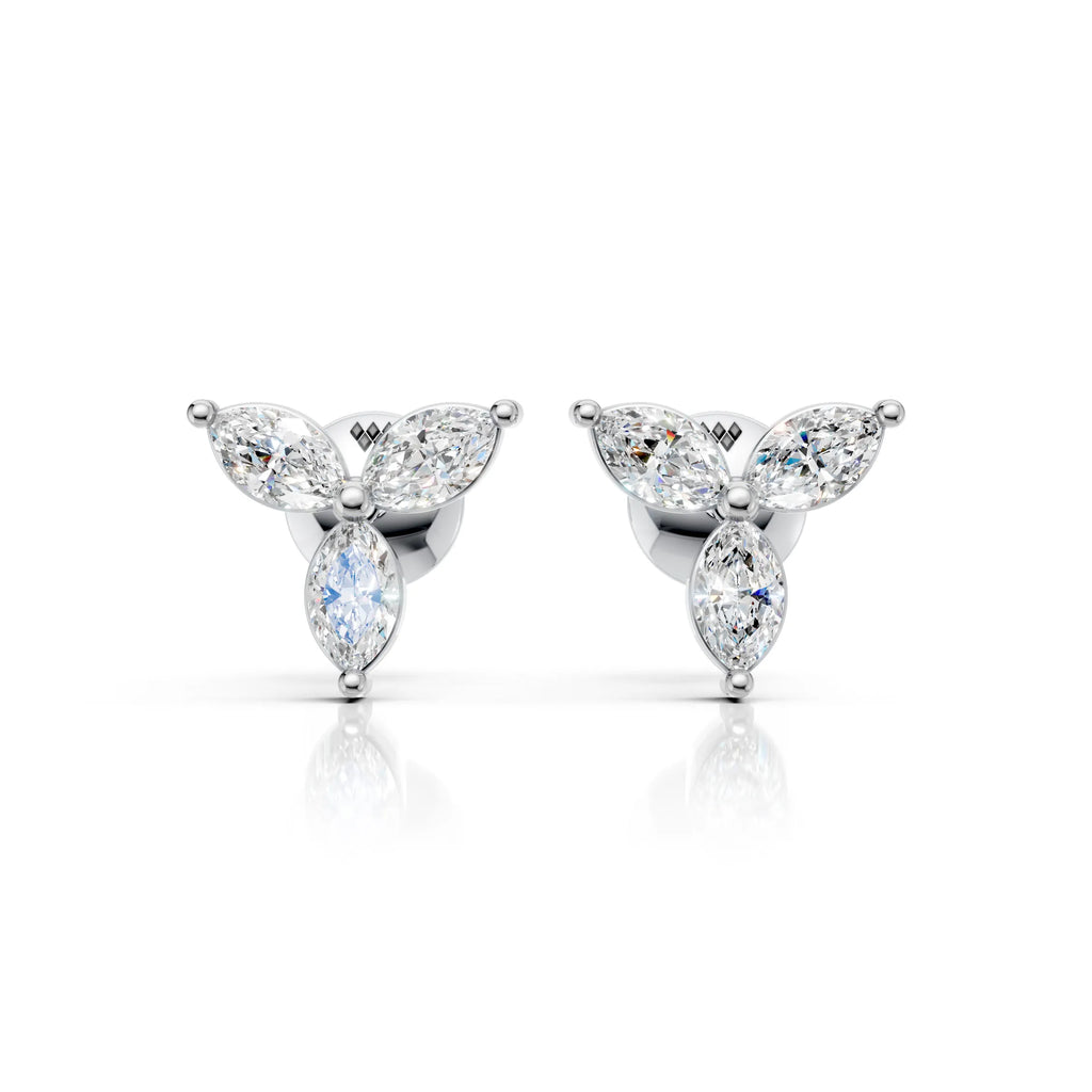 Royal Marquise Trio Earrings (1 Pair)