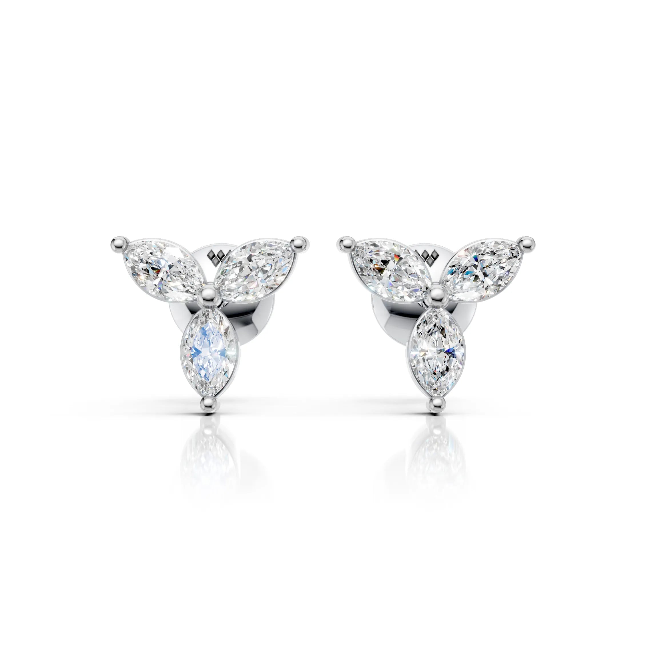 Royal Marquise Trio Earrings (1 Pair)