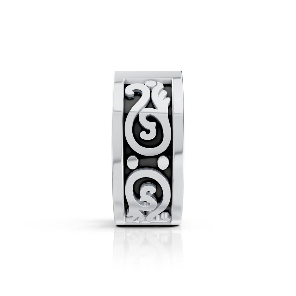 Black Enamel Designer Men Bali