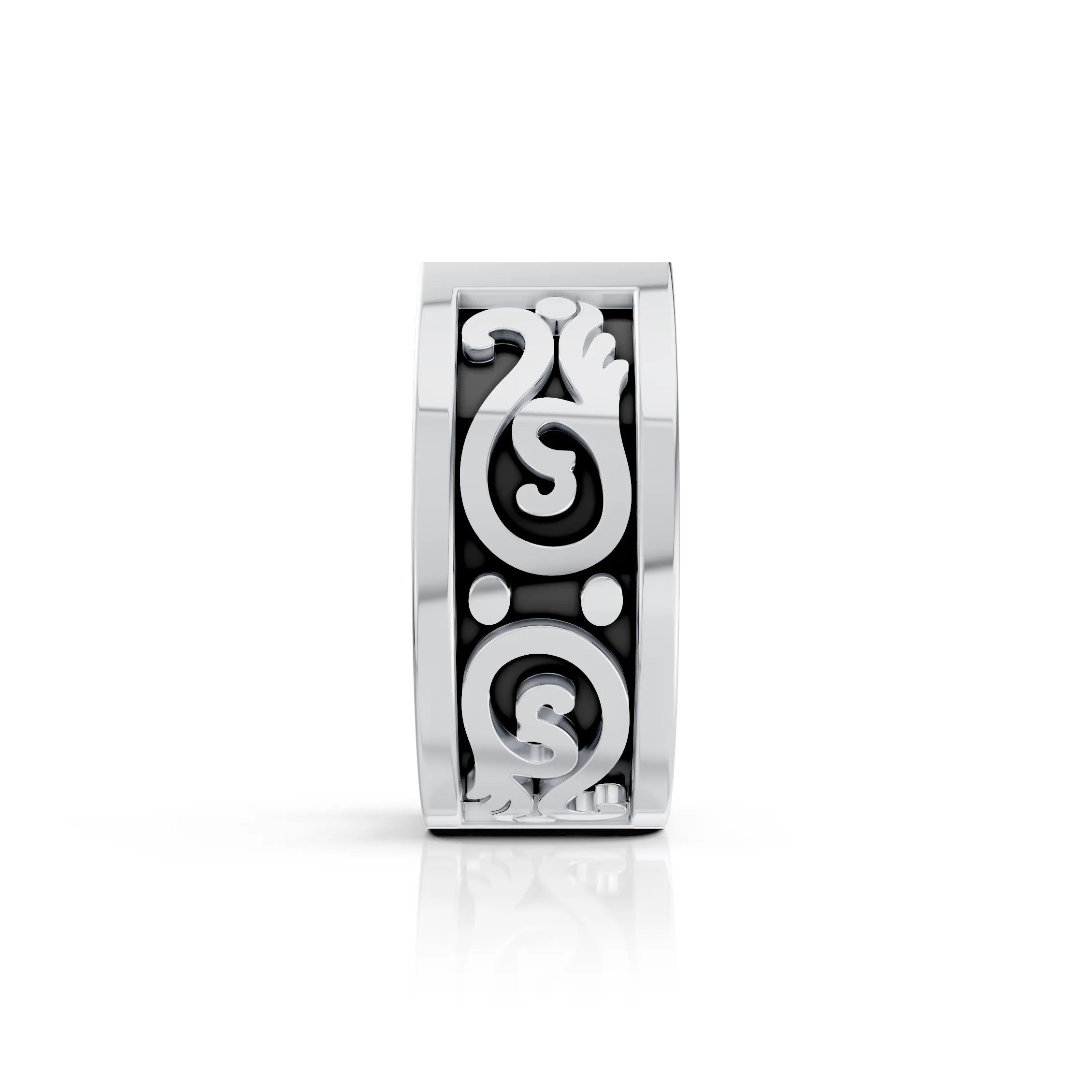 Black Enamel Designer Men Bali