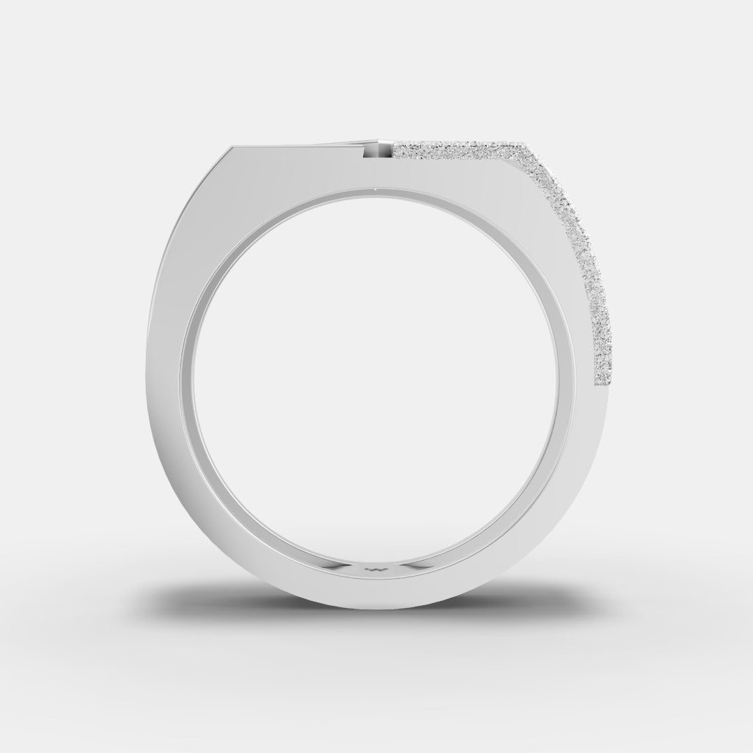 Geometric Diamond Ring