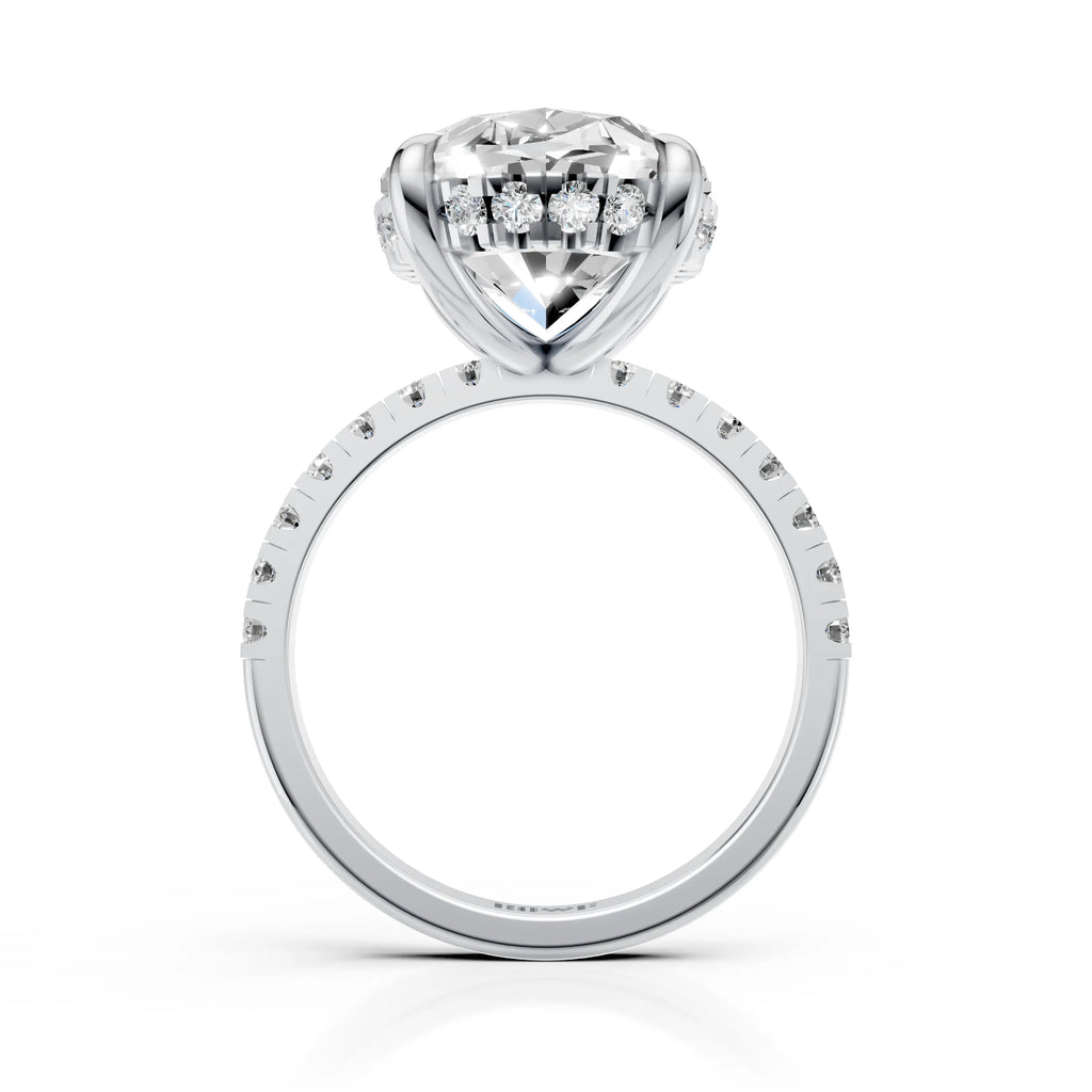 7 CT Oval Cut  Engagement Ring