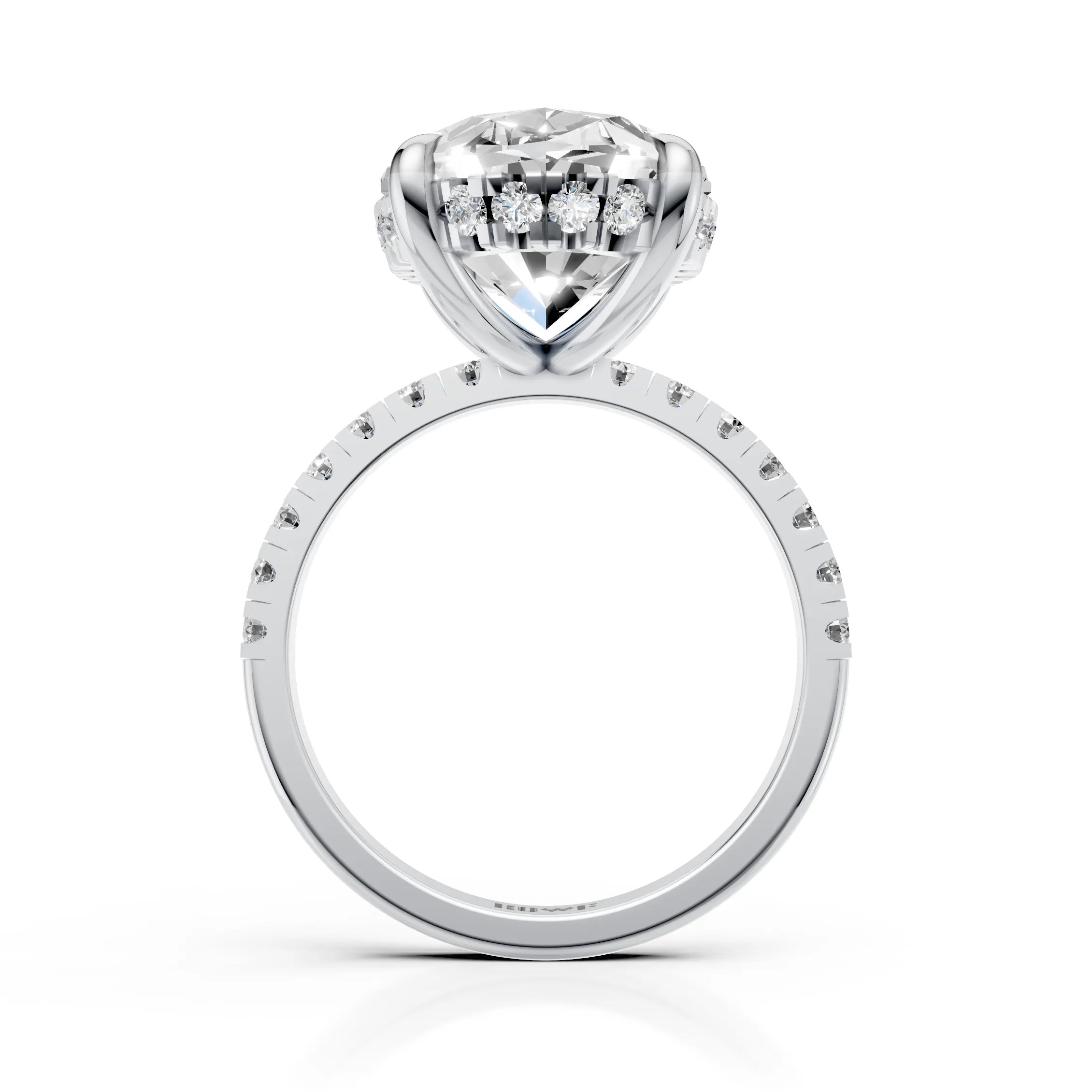 7 CT Oval Cut  Engagement Ring